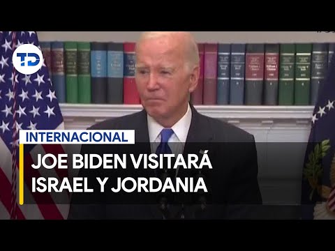 Joe Biden viajará a Israel tras crisis humanitaria en la Franja de Gaza
