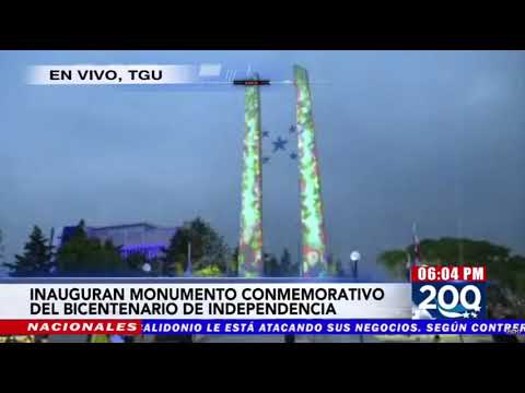 Inauguran Monumento Conmemorativo del Bicentenario de Independencia