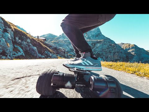 I rode my ONSRA BLACK Carve up a Mountain - Electric Skateboard Test