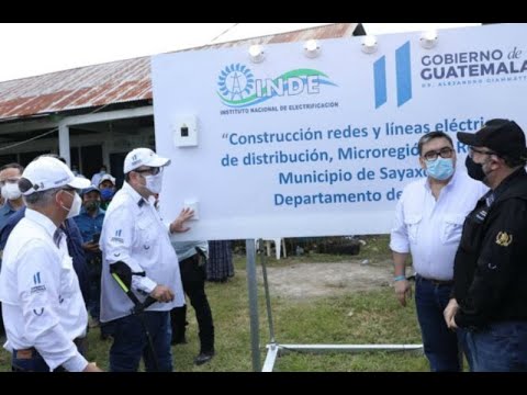 12 mil habitantes con acceso a electricidad en Petén