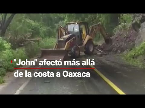 MÁS ALLÁ DE LA COSTA LAS AFECTACIONES DE JOHN | Deslaves y derrumbes en las carreteras