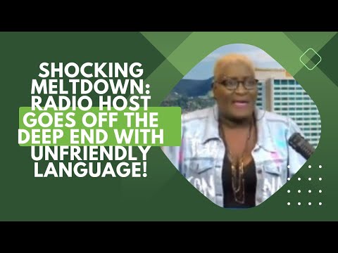 Shocking Meltdown: Radio Host Goes Off the Deep End with Unfriendly Language!