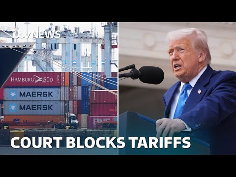 Trump trade war backfires as court blocks US president's tariffs | ITV News