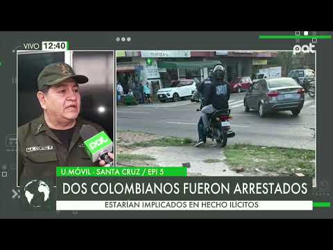 Tránsito retiene a motociclistas colombianos