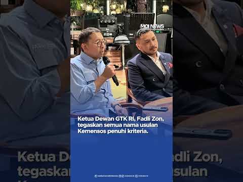 Video thumbnail Fadli Zon menegaskan semua tokoh yang diusulkan Kementerian Sosial untuk mendapat gelar pahlawan nas