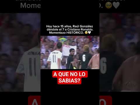 A qué no conocían este dato #cr7 #halamadrid #santiagobernabeu #historia #soccer