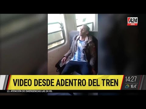 Vivos de milagro: el video del choque de trenes en Palermo que se volvió viral