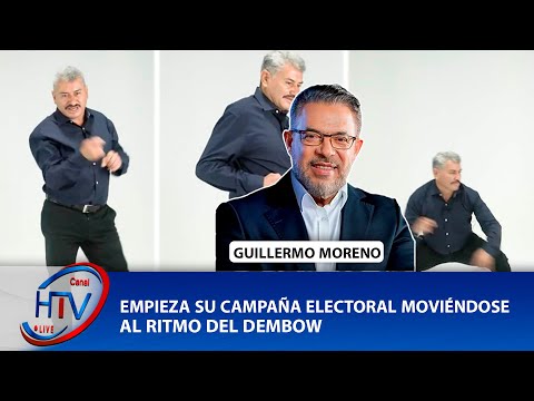 GUILLERMO MORENO EMPIEZA SU CAMPAÑA ELECTORAL MOVIÉNDOSE AL RITMO DEL DEMBOW