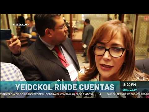 Yeidckol Polevnsky rinde cuentas en Morena; reportaje El Heraldo TV