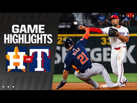 Astros vs. Rangers Game Highlights (8/6/24) | MLB Highlights