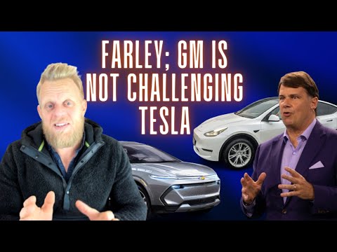Jim Farley says GM is not challenging Tesla - because no EV's