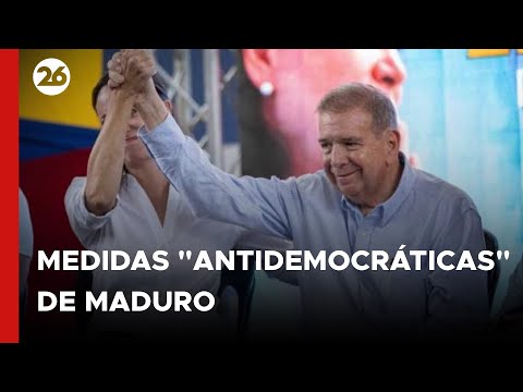 EEUU culpa a las medidas antidemocráticas de Maduro de la salida de González Urrutia