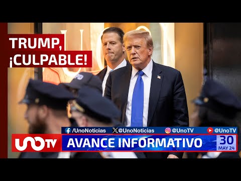 Donald Trump declarado culpable en Nueva York