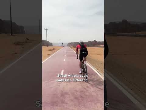 Cycle Paths Hit Different In Saudi Arabia, PERFECT 🤩⁠