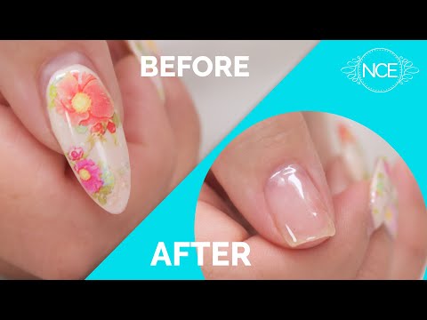 Remove Acrylics Using Your Opposite Hand