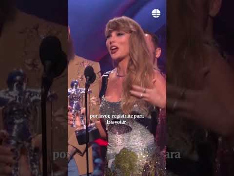 Taylor Swift reina en los MTV y pide a sus fans que vayan a votar para las elecciones presidenciales