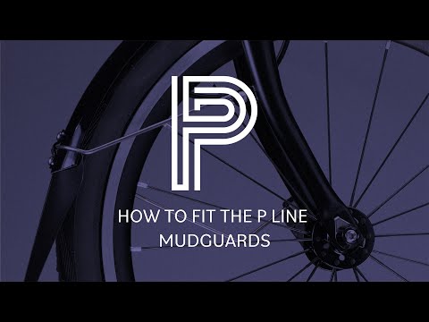 How to fit the Advance mudguards to a P line bike