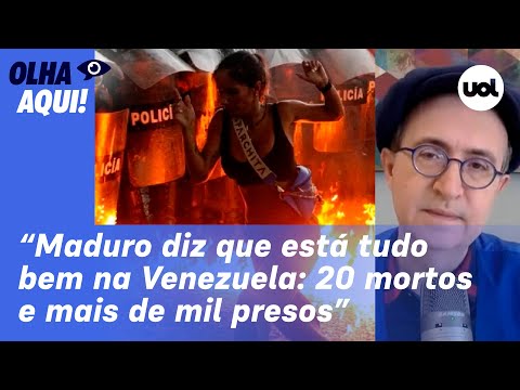 Venezuela: Em meio a presos e mortos, Maduro radicaliza e ameaça com 'nova revolução' | Reinaldo