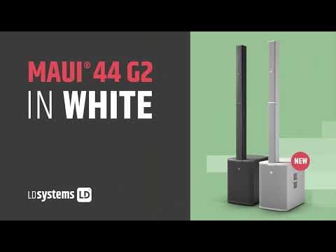 The best and loudest column PA for ceremonies? LD MAUI 44 G2 in white!