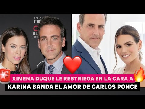 XIMENA DUQUE le RESTRIEGA en la cara a KARINA BANDA que CARLOS PONCE la amó más a ella