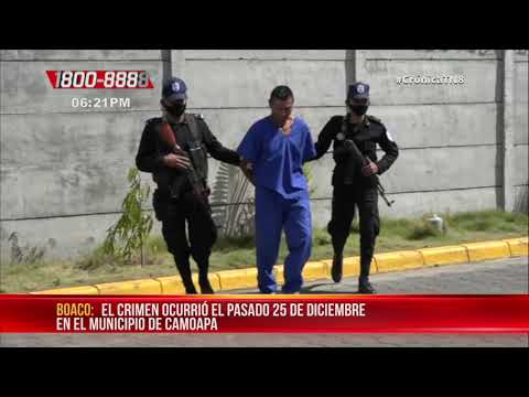 Policía Nacional captura a homicida en Camoapa, Boaco - Nicaragua