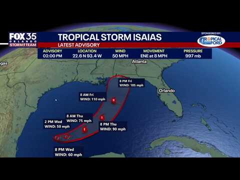 Tropics forecast: Watching Isaias, rain across Central Florida