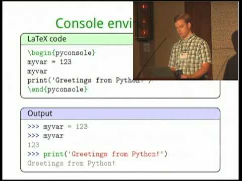 Image from PythonTeX: Fast Access to Python from within LaTeX