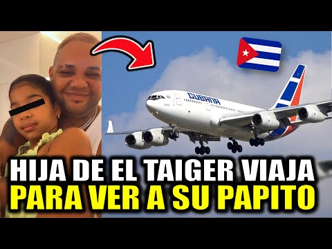 Hija de El Taiger LLEGA a Miami para ver a su papá, abogado gestiona Visa para hija de El Taiger