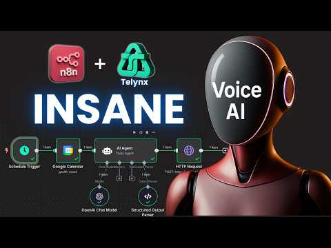 This Voice AI Agent Calls Your Leads in Seconds (No-Code n8n + Telynx)