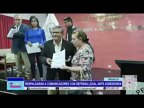 Trujillo: respaldarán a comunicadores con defensa legal ante agresiones