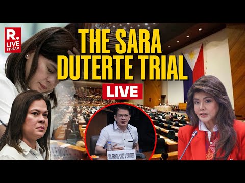 Sara Duterte Trial LIVE: VP Sara Duterte's Impeachment Trial LIVE From Philippines Senate