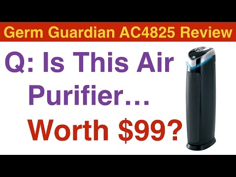 Germ Guardian Air Purifier Review - AC4825 - Is It worth $99.99?