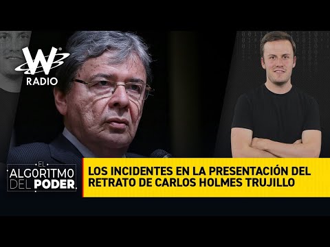 Los dos incidentes en la presentación del retrato de Carlos Holmes Trujillo