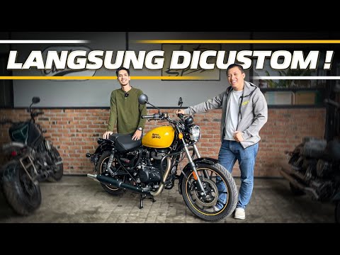 BARU DATENG LANGSUNG MASUK BENGKEL CUSTOM: ROYAL ENFIELD METEOR 350