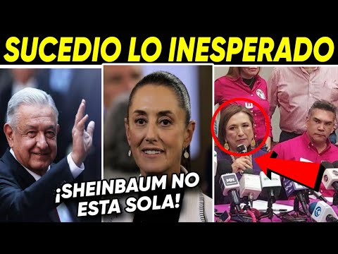 DOMINGAZO ¡SUCEDIO LO INESPERADO AMLO SE SORPRENDIÓ! CLAUDIA NO ESTA SOLA