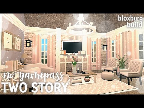 No Gamepass Two Story Home | Bloxburg | Roblox