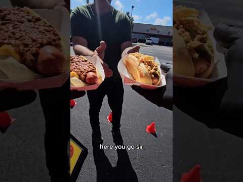 would you try a backyard dog? #pov #fyp #food #hotdog #shorts