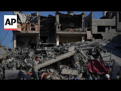 Israeli strike destroys a residential building in Gaza