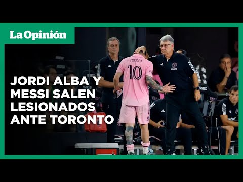 Inter Miami gana frente a Toronto, pero Messi y Jordi Alba salieron lesionados | La Opinión