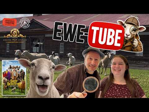The Sheep Detectives Farm Adventure!  🐑  Amazon MGM Screening + Sanctuary Visit!