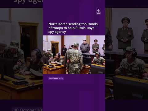 North Korea sending thousands of troops to help Russia, says spy agency