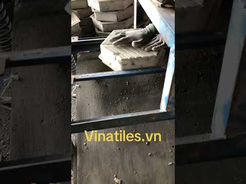 Gạch bê tông lót sân vườn lục giác. Nhận sản xuất theo yêu cầu dự án 0909299049