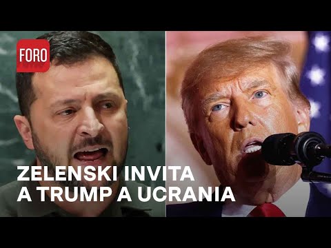 Presidente Volodimir Zelenski invita a Trump a Ucrania - Las Noticias