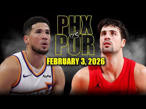 Phoenix Suns vs Portland Trail Blazers Full Game Highlights – February 3, 2026 | NBA Season