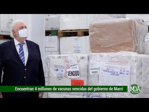 VACUNAS VENCIDAS: hallan 4 MILLONES de dosis del Gobierno de MACRI que no fueron distribuidas