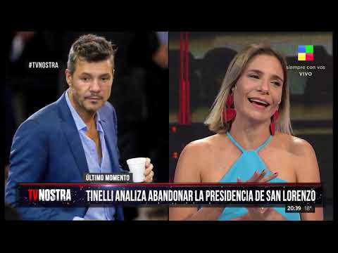 Marcelo Tinelli analiza abandonar la presidencia de San Lorenzo