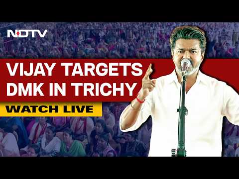 TVK Vijay CM Speech LIVE | TVK Public Meeting  | CM Vijay Targets DMK | Vijay CM Trichy Rally