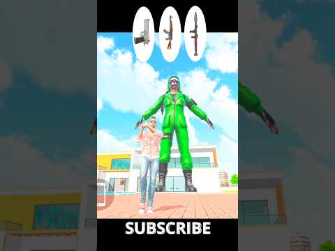 ⚡ Green Criminal Challenge in Indian Theft Auto Game! #shorts #gta #gaming