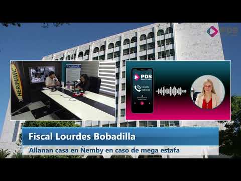 Fiscal Lourdes Bobadilla - Allanan casa en Ñemby en caso de mega estafa