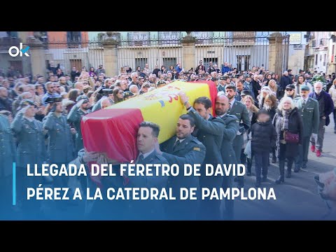 Así fue la llegada del féretro de Daviz Pérez, Guardia Civil asesinado por los narcotraficantes